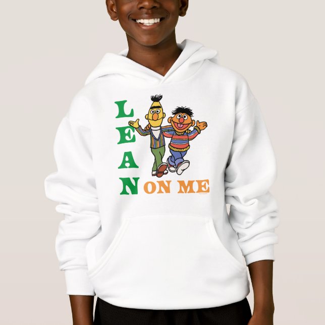 Sesame Street | Bert & Ernie Lean on Me Hoodie (Front)