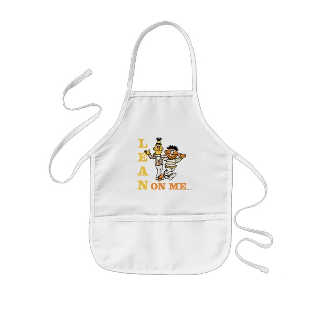 Sesame Street | Bert & Ernie Lean on Me Kids' Apron (Front)