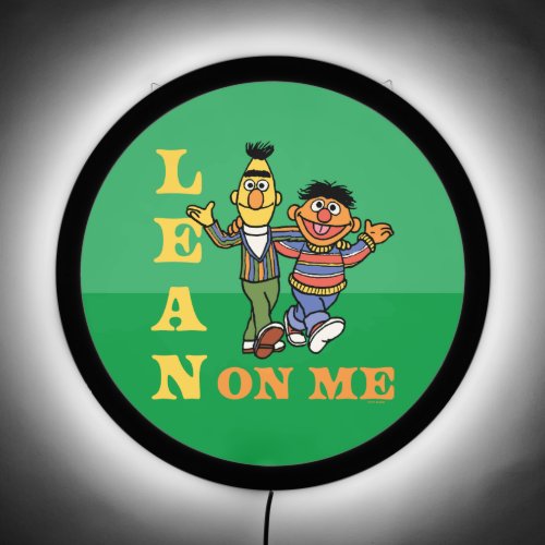 Sesame Street  Bert  Ernie Lean on Me LED Sign