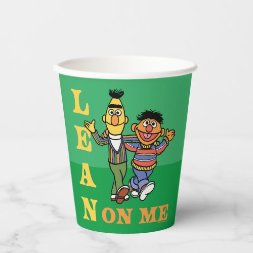 Sesame Street  Bert  Ernie Lean on Me Paper Cups