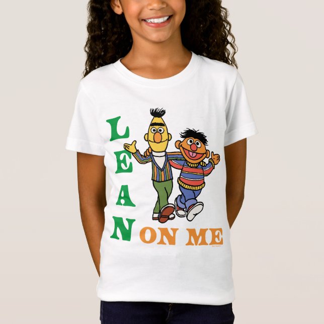 Sesame Street | Bert & Ernie Lean on Me T-Shirt (Front)