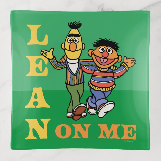 Sesame Street | Bert & Ernie Lean on Me Trinket Tray (Front)