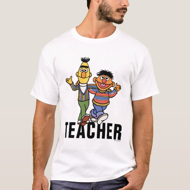 Sesame Street | Bert & Ernie Teacher T-Shirt (Front)