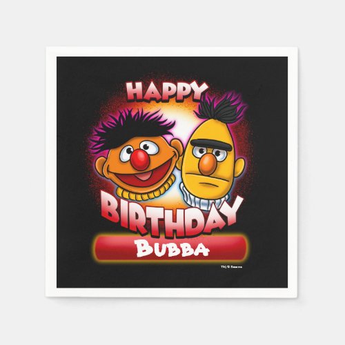 Sesame Street  Bert  Ernie Themed Birthday Napkins