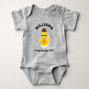 Sesame Street Bert Family Vacation Baby Bodysuit