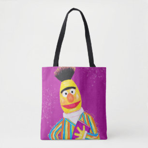 Sesame Street   Bert Holding Book Tote Bag