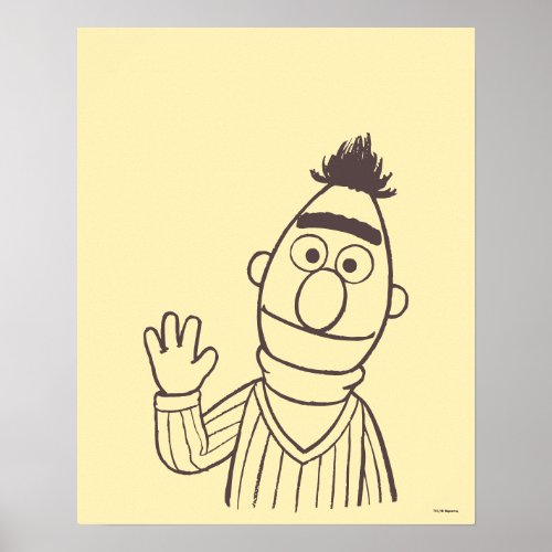 Sesame Street  Bert Poster