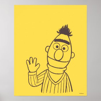 Sesame Street | Bert Poster by SesameStreet at Zazzle