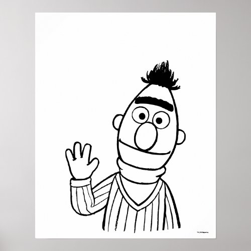 Sesame Street  Bert Poster
