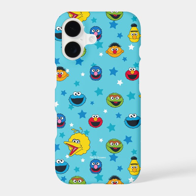 Sesame Street | Best Friends Star Pattern Case-Mate iPhone Case (Back)