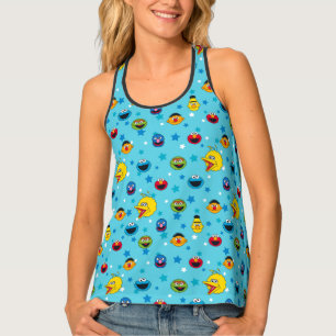 Sesame Street Best Friends Star Pattern Tank Top