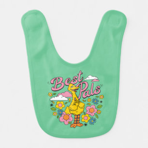 Sesame Street Best Yellow Bird Pals Baby Bib