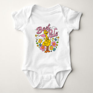 Sesame Street Best Yellow Bird Pals Baby Bodysuit