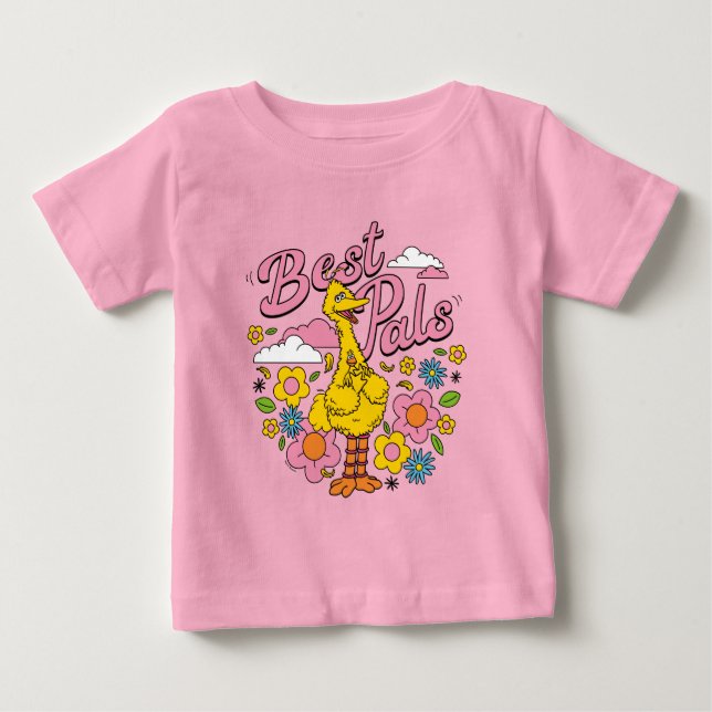 Sesame Street | Best Yellow Bird Pals Baby T-Shirt (Front)