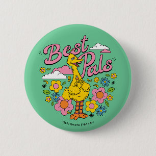 Sesame Street   Best Yellow Bird Pals Button