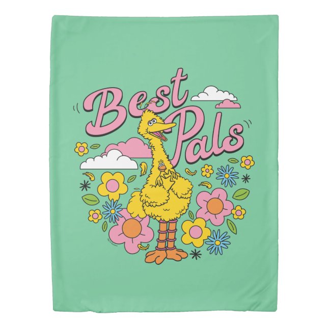 Sesame Street | Best Yellow Bird Pals Duvet Cover (Front)