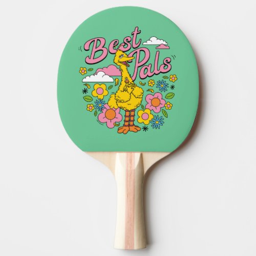 Sesame Street  Best Yellow Bird Pals Ping Pong Paddle