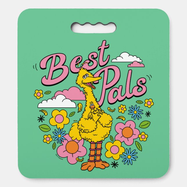 Sesame Street | Best Yellow Bird Pals Seat Cushion (Front Vertical)