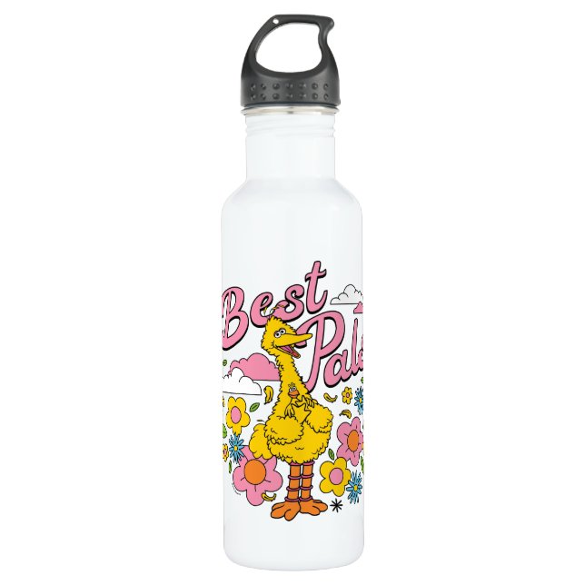 Sesame Street | Best Yellow Bird Pals Stainless Steel Water Bottle (Front)
