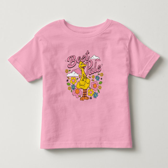 Sesame Street | Best Yellow Bird Pals Toddler T-shirt (Front)
