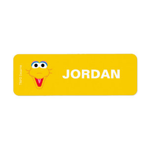 Sesame Street Big Bird - Back to School Labels