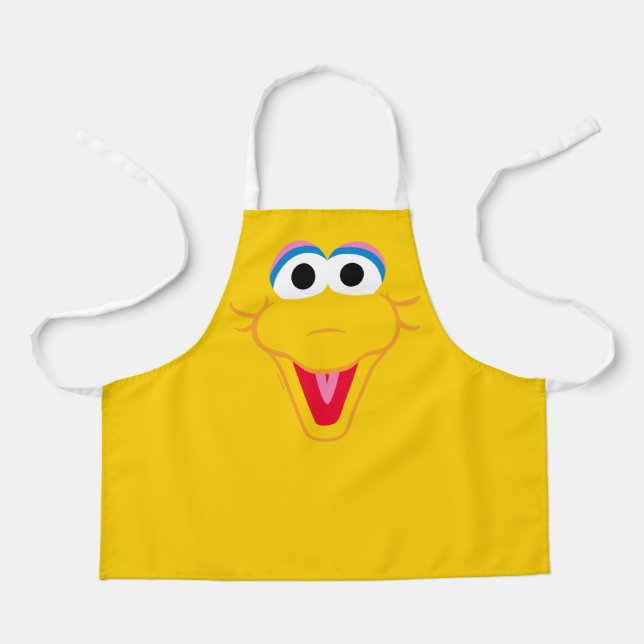 Sesame Street Big Bird Face Apron (Front)