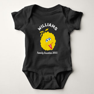 Sesame Street | Big Bird Family Vacation Baby Bodysuit