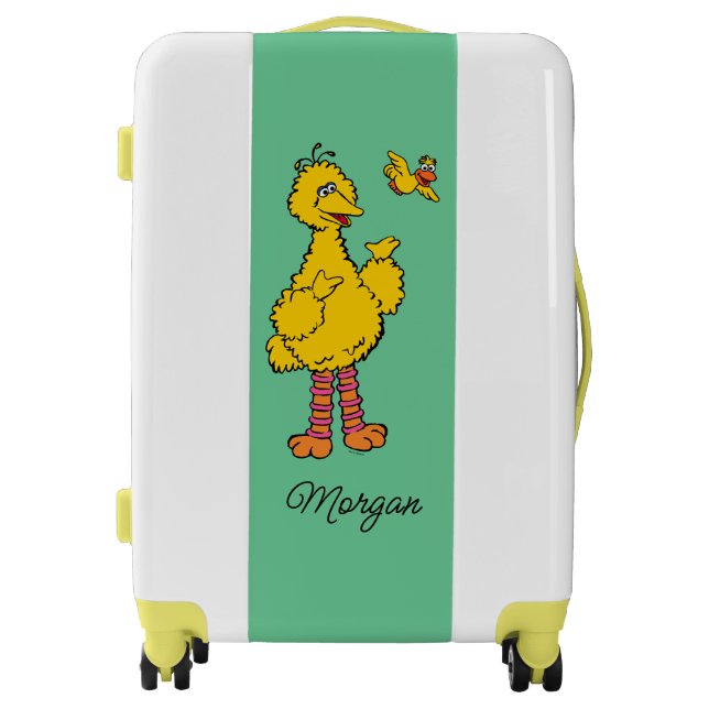 Sesame Street | Big Bird & Little Bird | Add Name Luggage (Front)