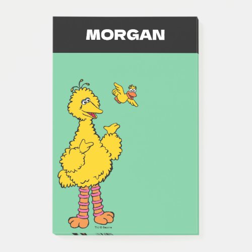 Sesame Street  Big Bird  Little Bird  Add Name Post_it Notes