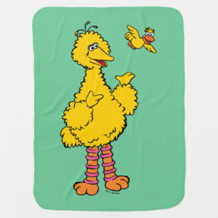 Sesame Street Big Bird & Little Bird Baby Blanket