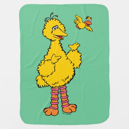 Sesame Street  Big Bird  Little Bird Baby Blanket
