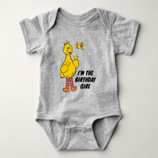 Sesame Street | Big Bird & Little Bird Birthday Baby Bodysuit