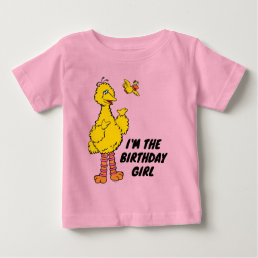 Sesame Street | Big Bird &amp; Little Bird Birthday Baby T-Shirt
