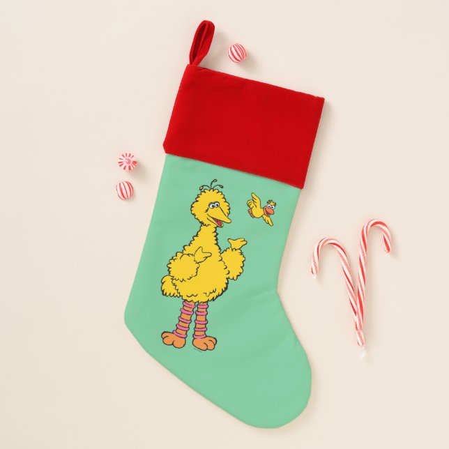 Sesame Street | Big Bird & Little Bird Christmas Stocking (Front)