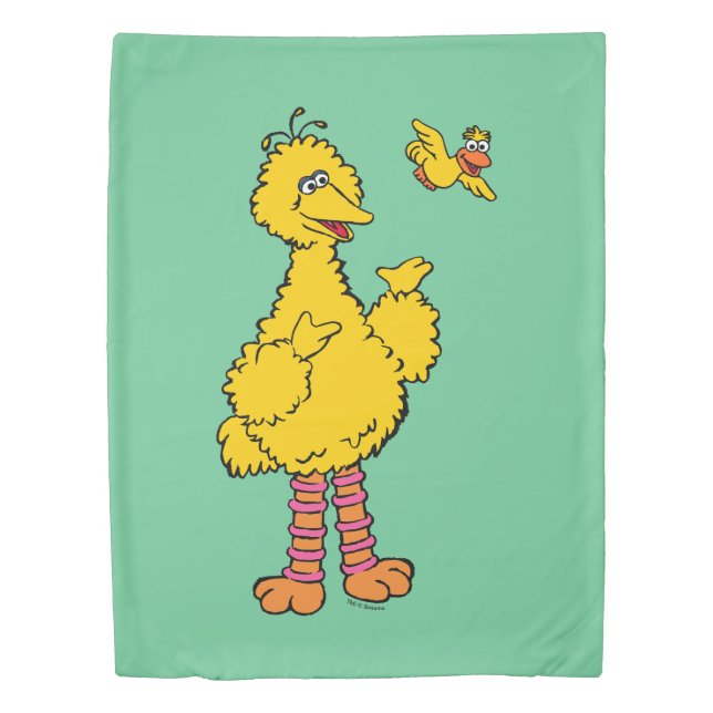 Sesame Street | Big Bird & Little Bird Duvet Cover (Front)
