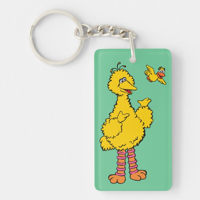 Sesame Street | Big Bird & Little Bird Keychain (Front)