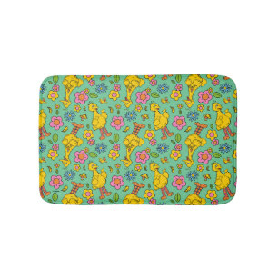 Sesame Street   Big Bird & Little Bird Pattern Bath Mat