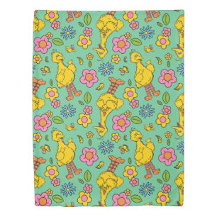 Sesame Street Big Bird & Little Bird Pattern Duvet Cover