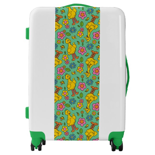 Sesame Street | Big Bird & Little Bird Pattern Luggage (Front)