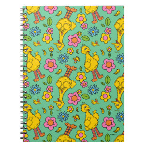 Sesame Street Big Bird & Little Bird Pattern Notebook