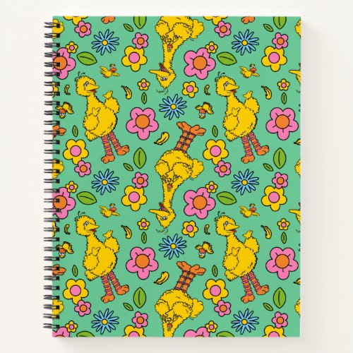 Sesame Street  Big Bird  Little Bird Pattern Notebook