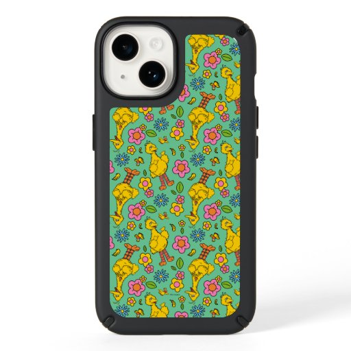 Sesame Street | Big Bird & Little Bird Pattern Speck iPhone 14 Case