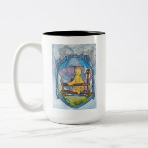 Sesame Street Big Bird - Loved Two-Tone Coffee Mug