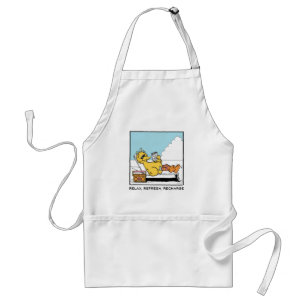 Sesame Street Big Bird Relax Refresh Recharge Adult Apron