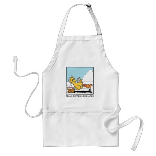 Sesame Street  Big Bird Relax Refresh Recharge Adult Apron