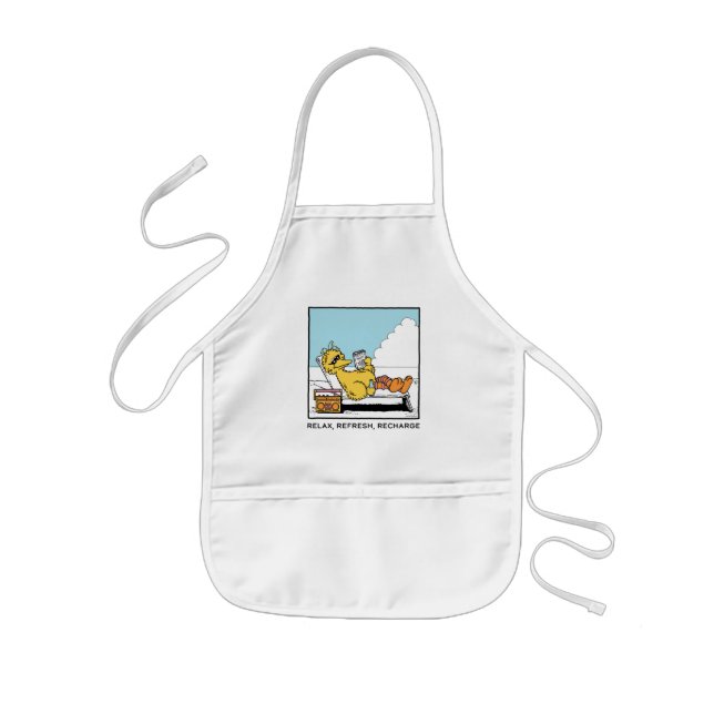Sesame Street | Big Bird Relax Refresh Recharge Kids' Apron (Front)