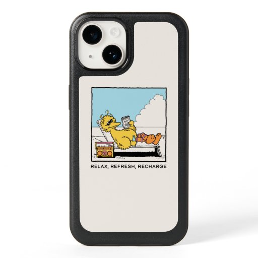 Sesame Street | Big Bird Relax Refresh Recharge OtterBox iPhone 14 Case