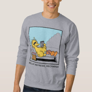 Sesame Street Big Bird Relax Refresh Recharge Sweatshirt