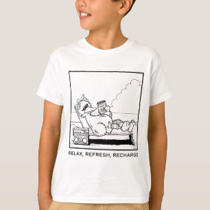 Sesame Street Big Bird Relax Refresh Recharge T-Shirt