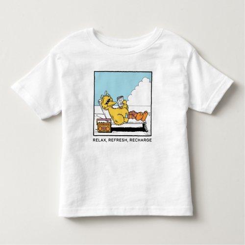 Sesame Street  Big Bird Relax Refresh Recharge Toddler T_shirt
